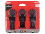Set lame ferăstrău multitool, lemn, metal, 5 buc.
