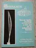 Revista Sperante - Liceul Gheorghe Lazar Bucuresti - Numar festiv + Program manifestari