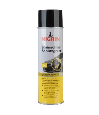 Spray vopsea grund anticoroziv Nigrin 500 ml; protectie durabile si flexibila impotriva deteriorarii mecanice si a ruginii; negru foto
