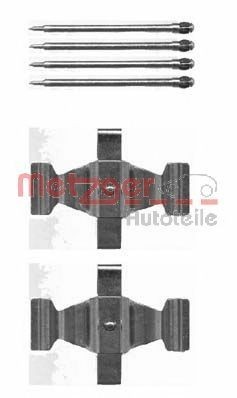 Set accesorii, placute frana MERCEDES M-CLASS (W163) (1998 - 2005) METZGER 109-1636