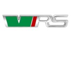 vrs set embleme fata spate verde cu argintiu si rosu auto metal sport skoda vw