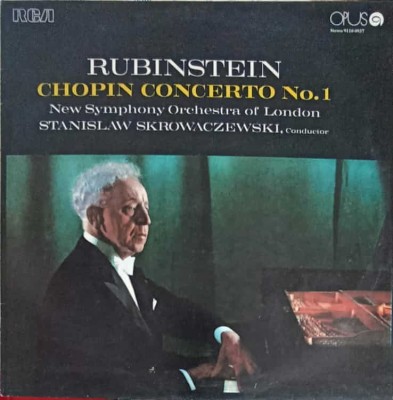 Disc vinil, LP. CHOPIN CONCERTO NO.1 IN E MINOR-ARTUR RUBINSTEIN-256383 foto