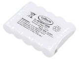 Acumul: Ni-MH AA 6V 1500mAh urechi pentru lipire 71x15x52mm