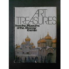 ART TREASURES FROM THE MUSEUMS OF THE MOSCOW KREMLIN. ALBUM 1980, limba engleza