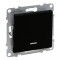 Intrerupator simplu cu led Legrand Suno negru 721411