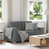 Gossi canapea lovesea gri inchis 120 cm tesatura