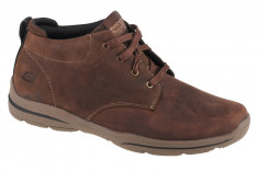 Ghete botine Skechers Harper Melden 64857-CHOC maro foto