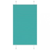 vidaXL Jaluzea plisată verde petrol 70x150 cm Lățime țesătură 69,4 cm