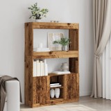 vidaXL Dulap &icirc;nalt, lemn vechi, 92x33x140 cm, lemn prelucrat