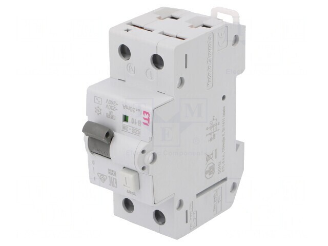 &Icirc;ntrerupător Diferențial 10A 30mA 2P 230/400V