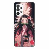 Husa compatibila cu Samsung Galaxy A53 5G Silicon Gel Tpu Model Demon Slayer Nezuko