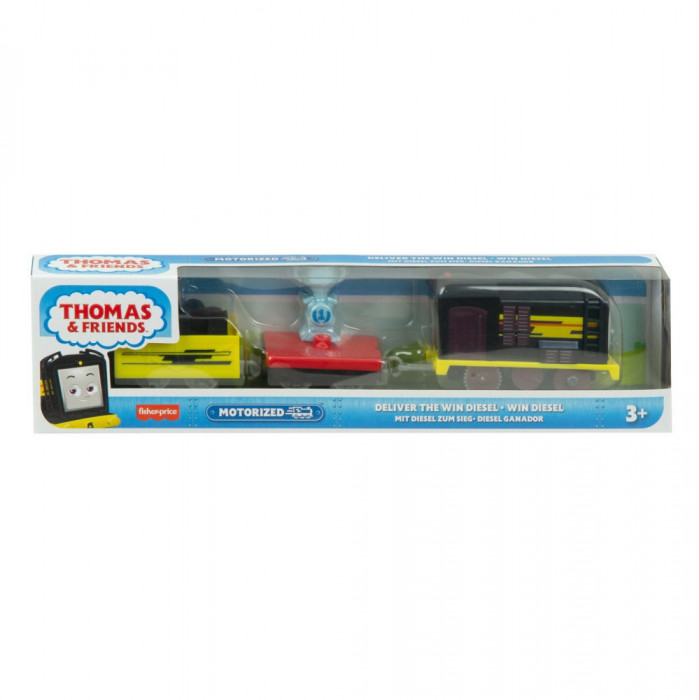 THOMAS LOCOMOTIVA MOTORIZATA DIESEL CU 2 VAGOANE