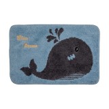 Cumpara ieftin Covoras baie textil multicolor 58x38x2 cm