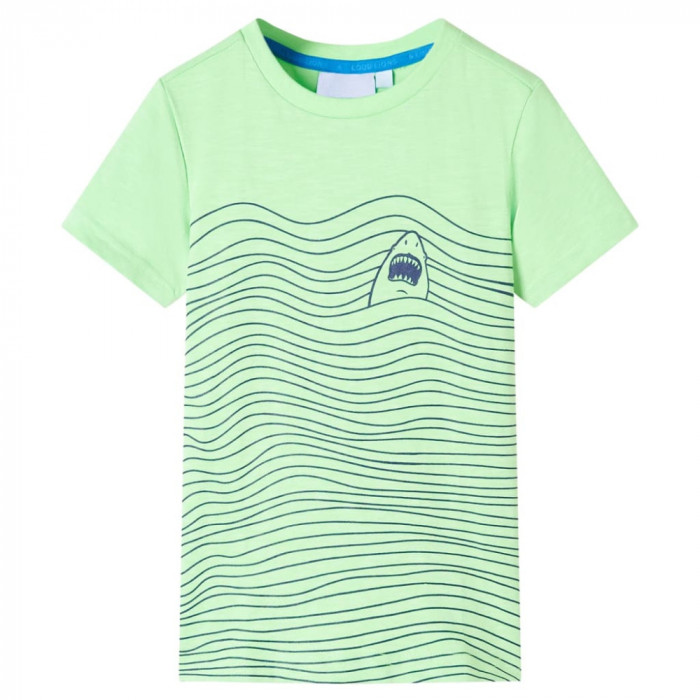 Tricou pentru copii, verde neon, 116 GartenMobel Dekor