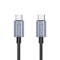 Cablu USB Orico GQA100-15-BK 100W USB Type-C - USB Type-C 1.5m negru textil
