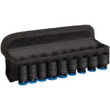 Bosch PRO Impact Socket - Set chei tubulare impact 6-14 mm 1/4 inch 9 bucati