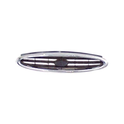 Grila radiator Ford Mondeo HatchBack/Sedan/Combi, 09.1996-11.2000, crom/negru, fara emblema, 1038581, 321705-1 motorizare Diesel foto