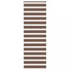 Jaluzea tip zebra maro lățime țesătură 70,9 cm poliester