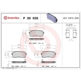 Placute frana Hyundai H-1 Cargo (Tq) 09.07-, H-1 Travel (Tq) 09.07-, Ix55 09.06-12.14; Kia Carnival / Grand Carnival 3 (Vq) 09.05-06.15, Carnival 2 (, BREMBO