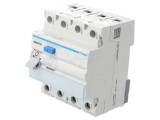 &Icirc;ntrerupător diferenţial HAGER 63A, 30mA, 3+N, IP20