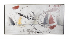 Tablou canvas abstract pictat in ulei Crown 122.5 cm x 4.5 cm x 62.5 h Elegant DecoLux foto