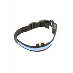 Zgarda pentru pisica sau caine iluminata cu LED culoare Albastra AVX-AG232A