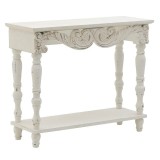 Consola din lemn Antique Cream 106 x 40 x 86 cm, Inart