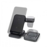 Incarcator wireless pentru smartphone/Apple&amp;Samsung watch/TWS in-ears 15W, Nedis WDCHAQ15W110BK