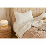 Cumpara ieftin Patura Cocolino cu Blanita Uni, Model Tricotat-JO257 CREAM