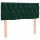 Cumpara ieftin Tablie de pat, verde inchis, 100x7x78/88 cm, catifea