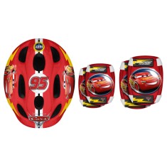 Set Casca Disney Cars plus Protectii pentru Copii, foto