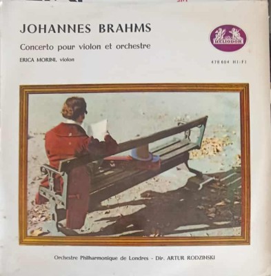 Disc vinil, LP. Concerto pour Violon et Orchestre-Johannes Brahms, Erica Morini-242874 foto
