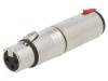 Adaptor XLR Femelă 3 Poli la Jack 6.35mm, Neutrik