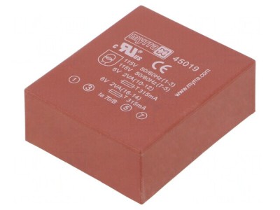 Transformator &amp;icirc;ncapsulat 4VA 115/230V 6V 333mA foto