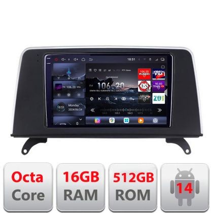 Navigatie BMW X5 X6 2007-2009 CCC 8 core QLED 2K 16+512 360 Android Waze USB Navigatie Internet Youtube Radio Edotec CarStore Technology