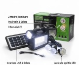 Lanterna Solara Led 80W 3X becuri gd-101