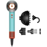 Uscator de par Dyson Supersonic Nural HD16 515276-01, 1600 W, 3 trepte de viteza, 4 trepte de temperatura,uscare rapida si inteligenta, Ceramic Patina