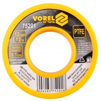 Banda teflon Vorel 75201, lungime 12 m