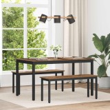 vidaXL Mese de sufragerie METAL 892648