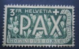 1945 ELVETIA 3Fr STAMPILAT COTA 115$