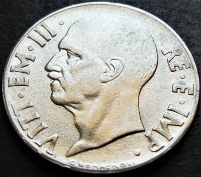 Moneda istorica 20 CENTESIMI - ITALIA FASCISTA, anul 1940 *cod 41 C - excelenta foto