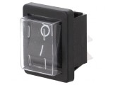 Comutator Rocker DPST ON-OFF 16A 250V Negru