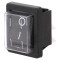 Comutator Rocker DPST ON-OFF 16A 250V Negru