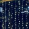 Perdea luminoasa de exterior, 3 m latime/1 m inaltime, cablu alb, lumina albă, cu flash, interconectabila