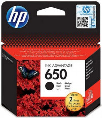 Cartus original HP 650 CZ101AE Black foto