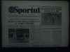 ZIARUL SPORTUL 25 IANUARIE 1982