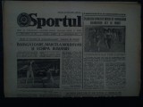ZIARUL SPORTUL 25 IANUARIE 1982