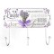 Cuier decorat cu flori, 3 agatatori, 1090E-1