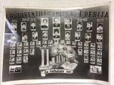 absolventii liceului nr. 1 resita anul IV seral 1970-1971 caras severin banat romania RSR fotografie liceu foto alb negru