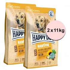 Happy Dog NaturCroq Geflugel Pur &amp;amp;amp; Reis 2 x 11 kg foto
